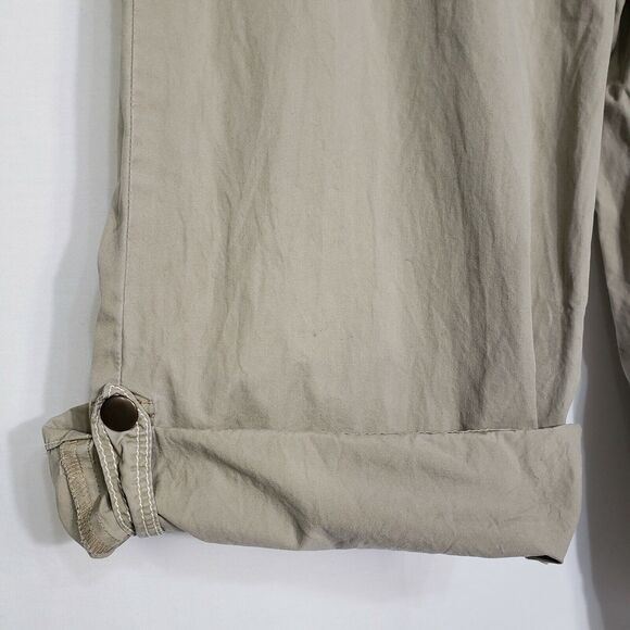 J.Crew Women's Cropped Pants Sz 10 Broken In Chino Weathered Classic Twill Draws - Picture 6 of 9